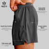 Custom Men's 4-Way Stretch Running Shorts with Side Split for Activewear Brands