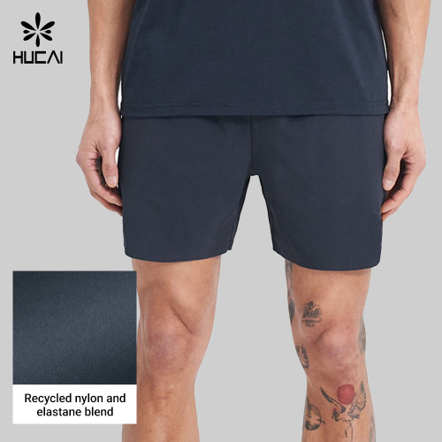Custom Men's Recycled Nylon Side Split Shorts for Activewear Brands