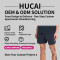 Custom Men's Recycled Nylon Side Split Shorts for Activewear Brands