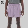 Custom Men's Perforated Lined Running Shorts with Waistband Pocket