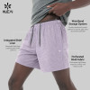 Custom Men's Perforated Lined Running Shorts with Waistband Pocket