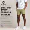 Custom Men's 5 Inch Tech Training Shorts with Compression Liner for Activewear Brands