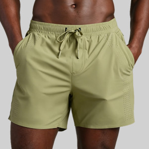 Custom Men's 5 Inch Tech Training Shorts with Compression Liner for Activewear Brands