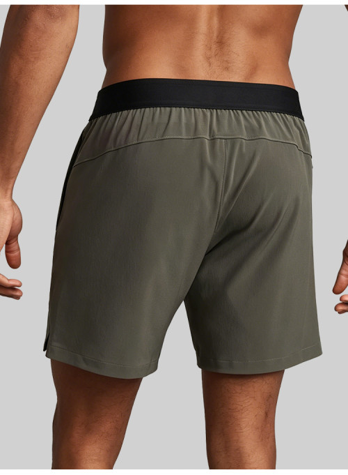 Custom Men's 6 Inch Unlined Training Shorts with Zip Pocket for Activewear Brands
