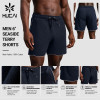 Custom Men's 6 Inch Cotton Terry Shorts with Drawcord for Activewear Brands