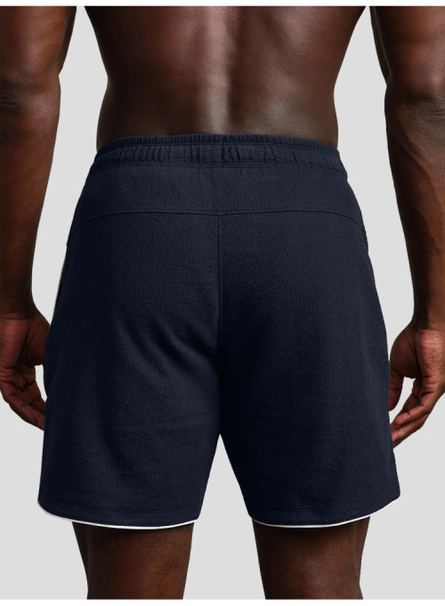 Custom Men's 6 Inch Cotton Terry Shorts with Drawcord for Activewear Brands