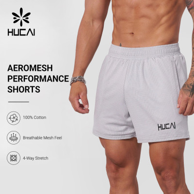 Custom Men's Aeromesh Performance Shorts with 200 GSM Mesh for Activewear Brands
