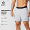 Custom Men's Performance Airflow Shorts with Perforated Side Panels for Activewear Brands