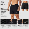 Custom Men's Performance Airflow Shorts with Perforated Side Panels for Activewear Brands