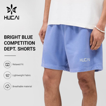 Custom Men's Relaxed Fit Competition Shorts with Back Pocket for Activewear Brands