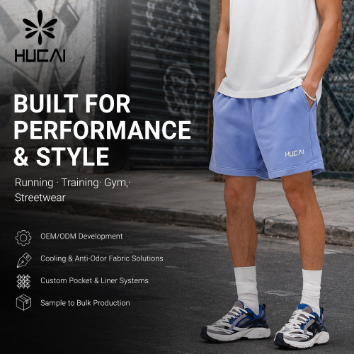 Custom Men's Relaxed Fit Competition Shorts with Back Pocket for Activewear Brands