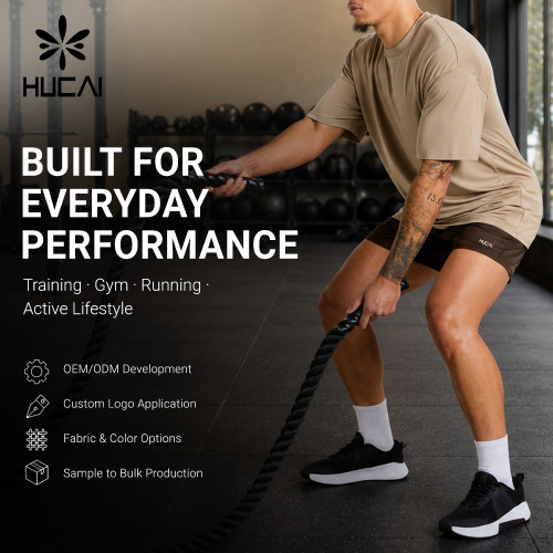 Custom Men's Core 5 Inch Training Shorts with Drawcord for Activewear Brands