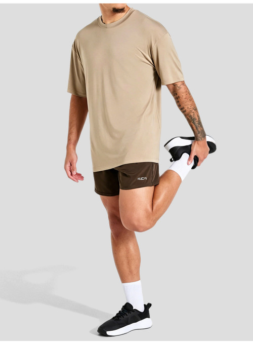 Custom Men's Core 5 Inch Training Shorts with Drawcord for Activewear Brands
