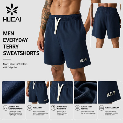 Custom Men's Core 5 Inch Training Shorts with Drawcord for Activewear Brands