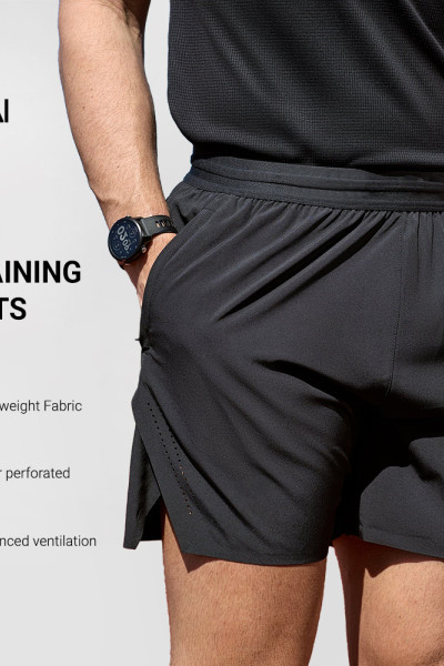 Custom Men's 5 Inch Performance Shorts with Rear Zip Pocket for Activewear Brands