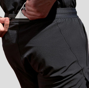 Custom Men's 5 Inch Performance Shorts with Rear Zip Pocket for Activewear Brands