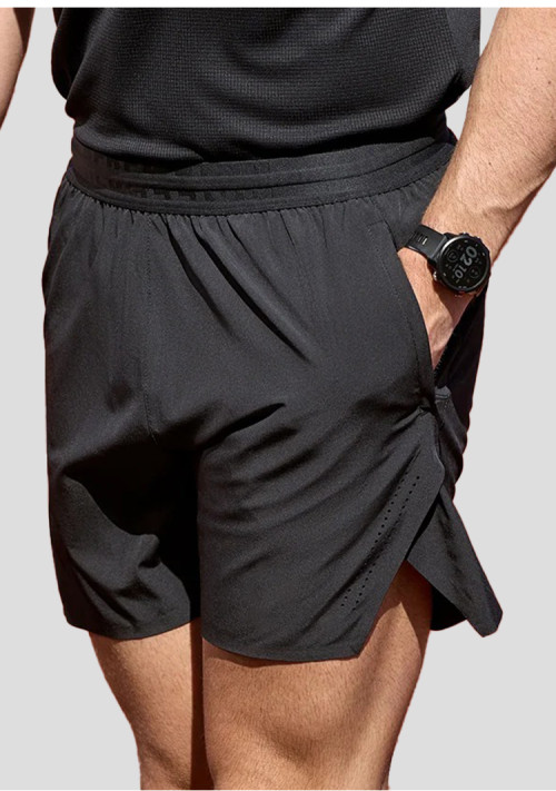 Custom Men's 5 Inch Performance Shorts with Rear Zip Pocket for Activewear Brands
