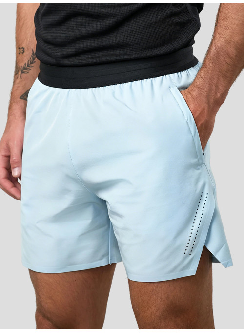 Custom Men's 5 Inch Training Shorts with Laser Vent Panels for Activewear Brands