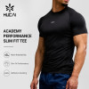 Custom Men's Slim Fit Performance Tee with Mesh Side Panels for Activewear Brands