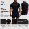 Custom Men's Slim Fit Performance Tee with Mesh Side Panels for Activewear Brands