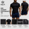 Custom Men's Slim Fit Performance Tee with Mesh Side Panels for Activewear Brands
