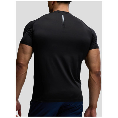 Custom Men's Slim Fit Performance Tee with Mesh Side Panels for Activewear Brands