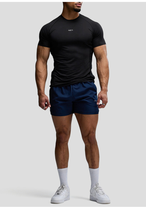 Custom Men's Slim Fit Performance Tee with Mesh Side Panels for Activewear Brands