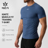 Custom Men's Muscle Fit Performance Tee with Recycled Polyamide Fabric for Activewear Brands