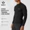 Custom Men's Stride Performance Long Sleeve with Recycled Nylon for Activewear Brands