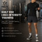 Custom Men's Stride Performance Long Sleeve with Recycled Nylon for Activewear Brands