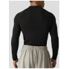 Custom Men's Stride Performance Long Sleeve with Recycled Nylon for Activewear Brands