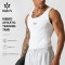 Custom Men's Ribbed Athletic Training Tank with Embroidered Logo for Activewear Brands