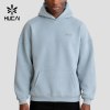Custom Men's Relaxed Gym Hoodie with Drop Shoulder for Activewear Brands