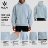 Custom Men's Relaxed Gym Hoodie with Drop Shoulder for Activewear Brands