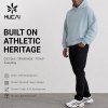 Custom Men's Relaxed Gym Hoodie with Drop Shoulder for Activewear Brands