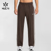 Custom Men's Straight-Leg Joggers with Contrast Side Stripes and Zip Pockets