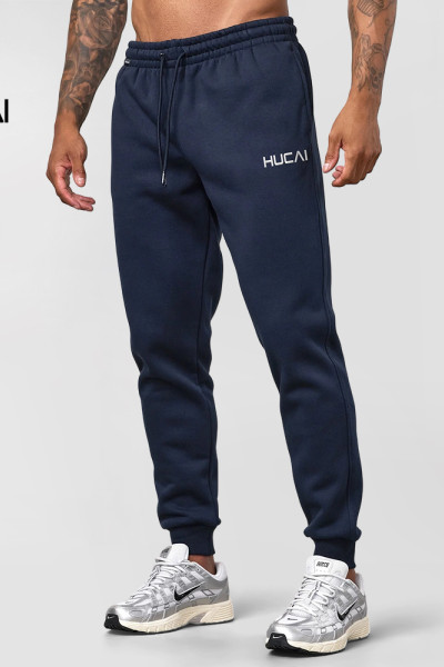Custom Men's Slim Fit Brushed Fleece Joggers for Activewear Brands