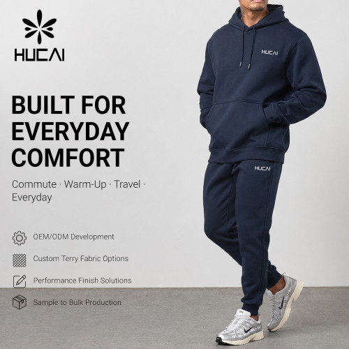 Custom Men's Slim Fit Brushed Fleece Joggers for Activewear Brands