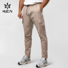 Custom Men's Tapered Woven Cargo Trousers with Zip Cuffs and Bungee Waist