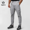 Custom Men's Tapered Woven Cargo Trousers with Zip Cuffs and Bungee Waist