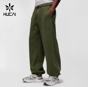 Custom Men's Oversized Jogger Sweatpants with Drawcord Waist for Activewear Brands