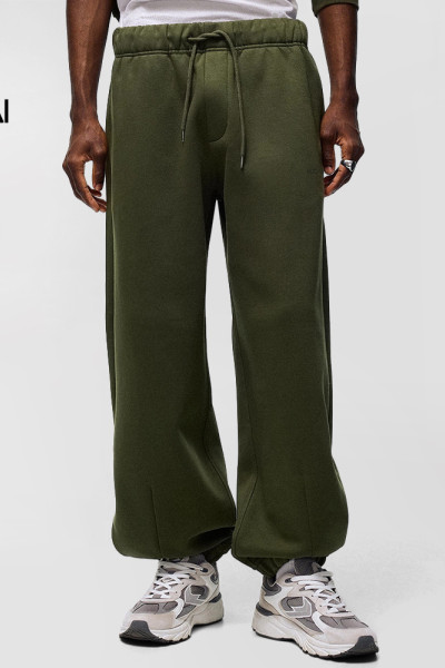 Custom Men's Oversized Jogger Sweatpants with Drawcord Waist for Activewear Brands