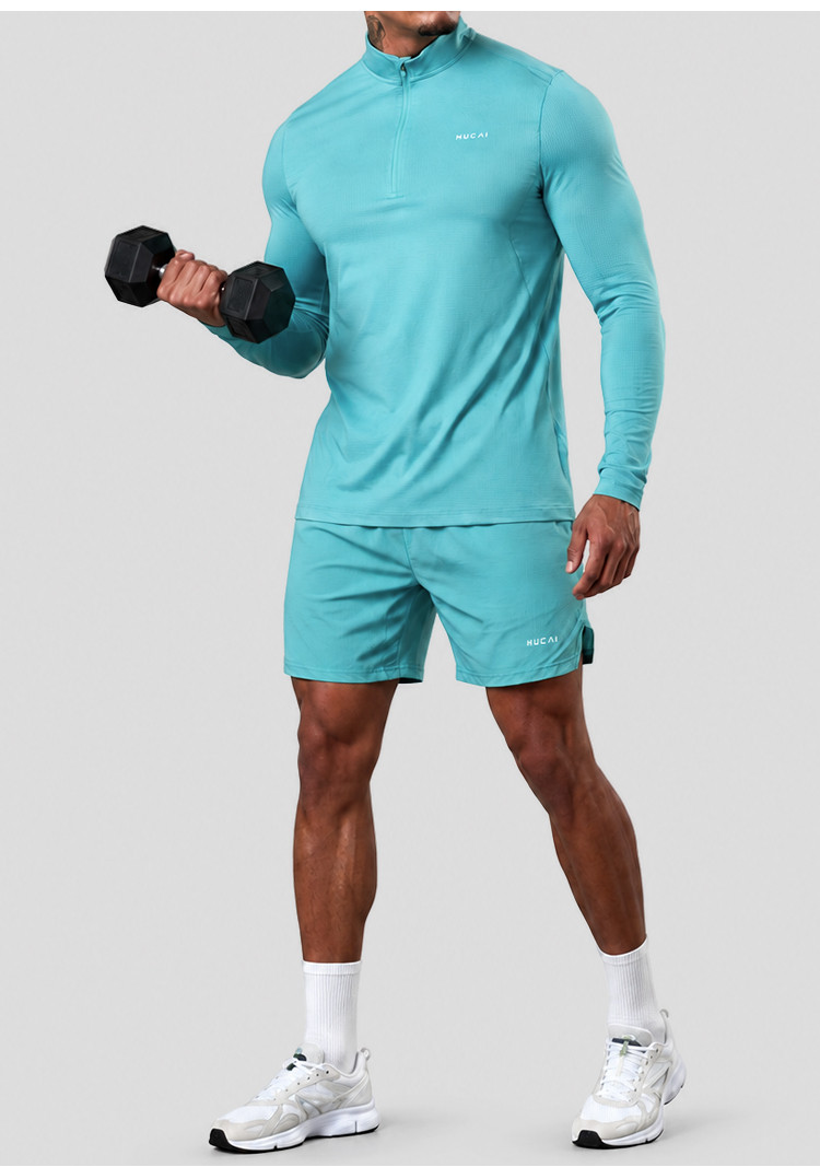 men's quarter zip training top
