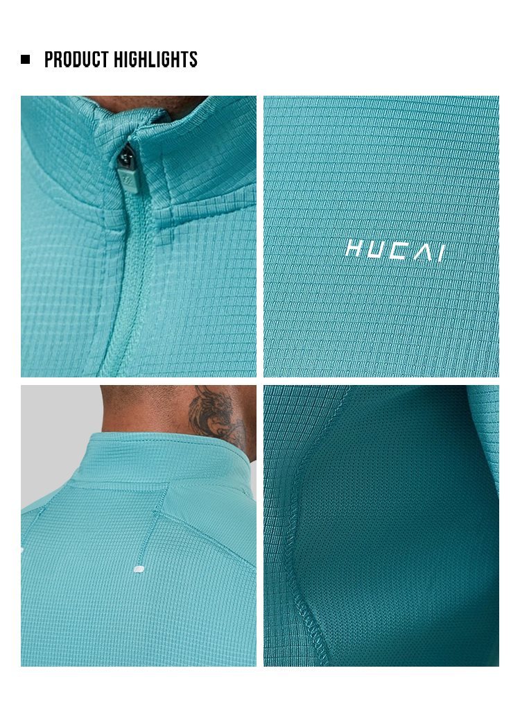 men's quarter zip training top