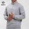 Custom Mens Cotton-Rich 1/4 Zip Funnel Neck Sweatshirt with Ribbed Trims