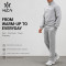 Custom Mens Cotton-Rich 1/4 Zip Funnel Neck Sweatshirt with Ribbed Trims