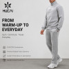 Custom Mens Cotton-Rich 1/4 Zip Funnel Neck Sweatshirt with Ribbed Trims