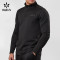 Custom Men's 100% Polyester 1/4 Zip Funnel Top with Reflective Branding