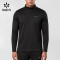 Custom Men's 100% Polyester 1/4 Zip Funnel Top with Reflective Branding
