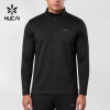 Custom Men's 100% Polyester 1/4 Zip Funnel Top with Reflective Branding